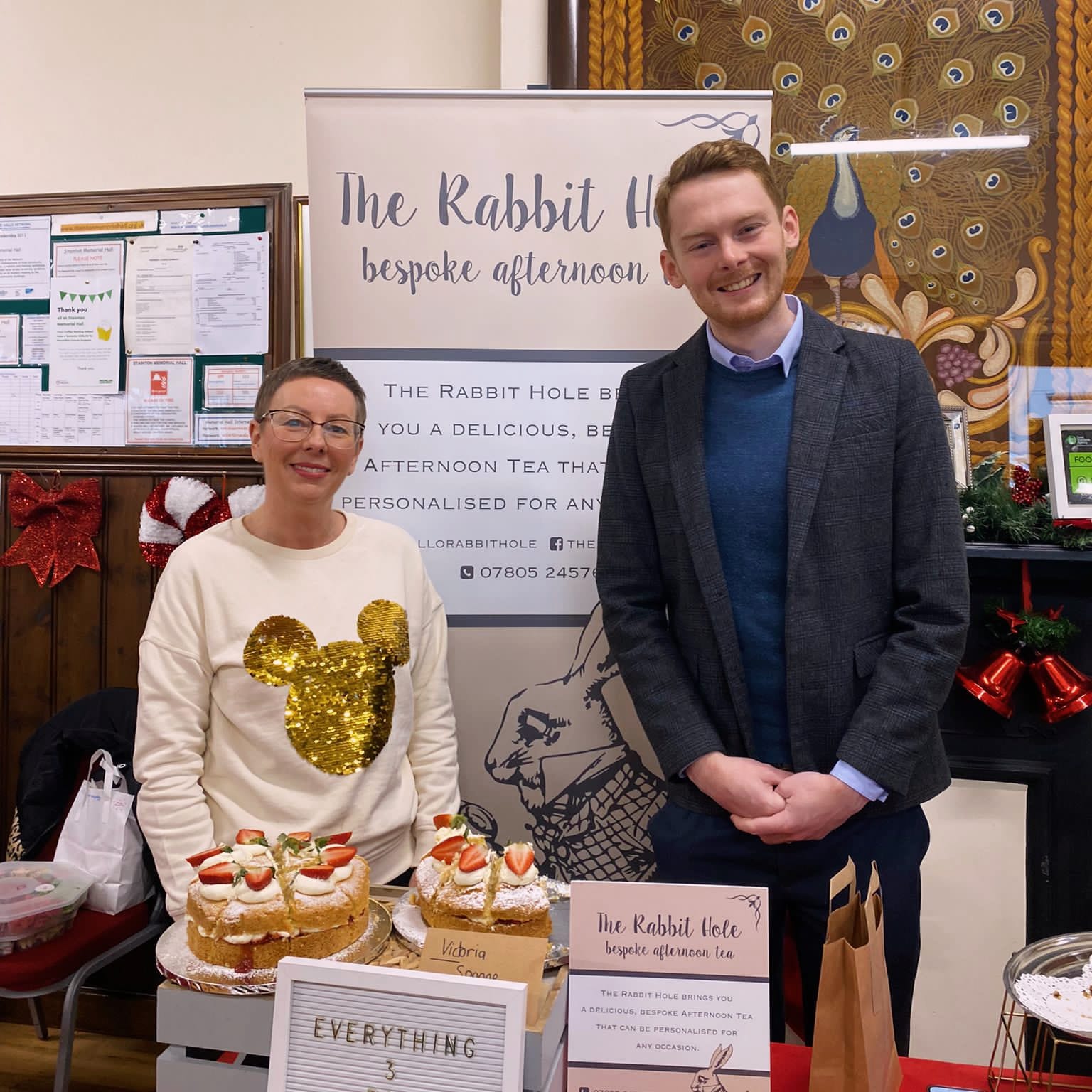 Luke visits Stainton community groups