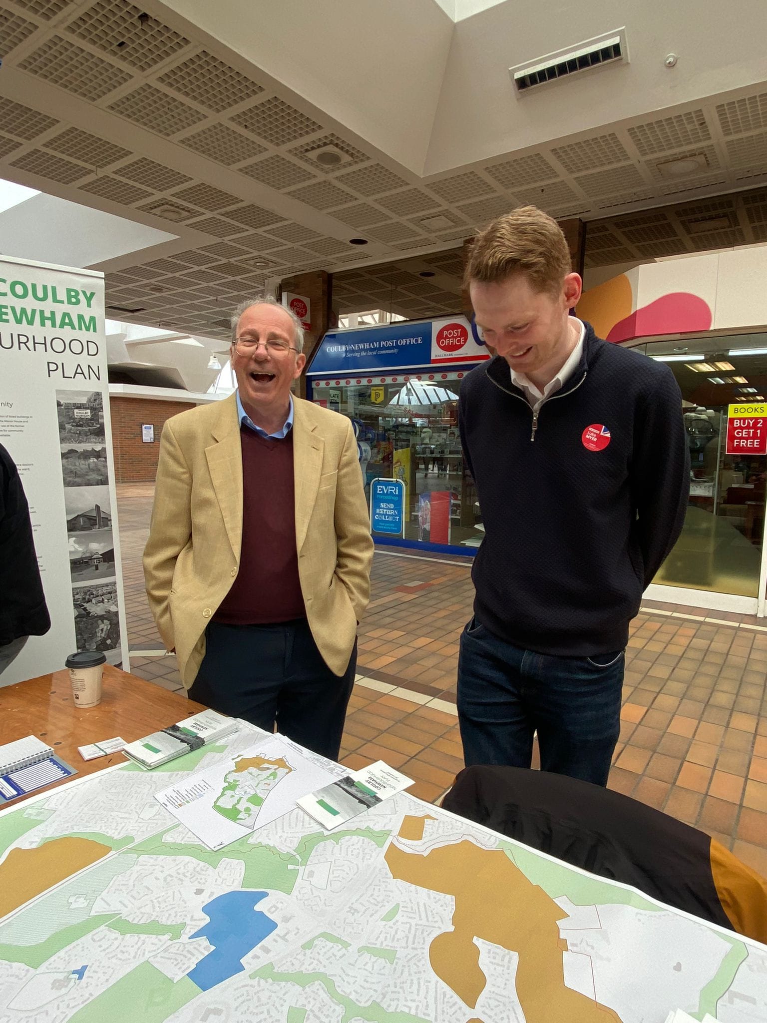 Luke speaks to Coulby Newham residents