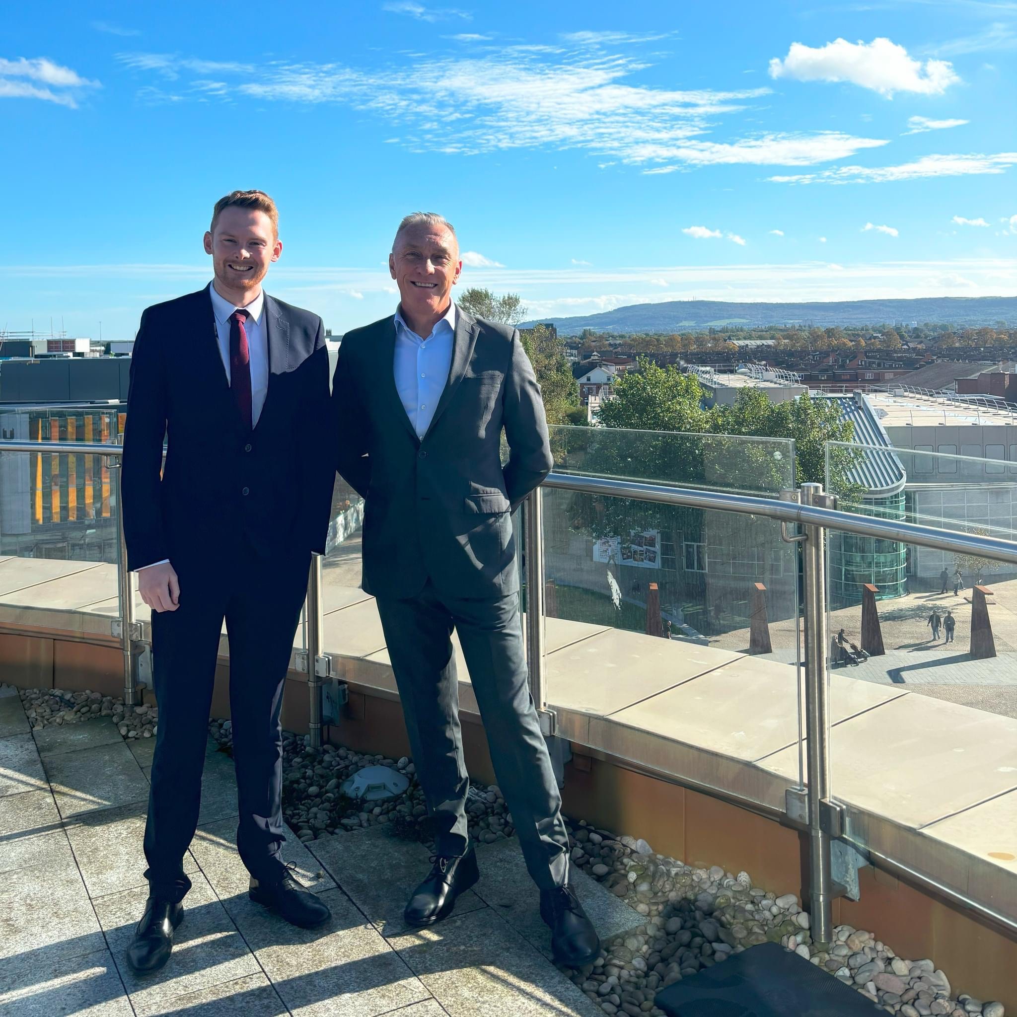 Luke visits Teesside University to discuss Education & Skills