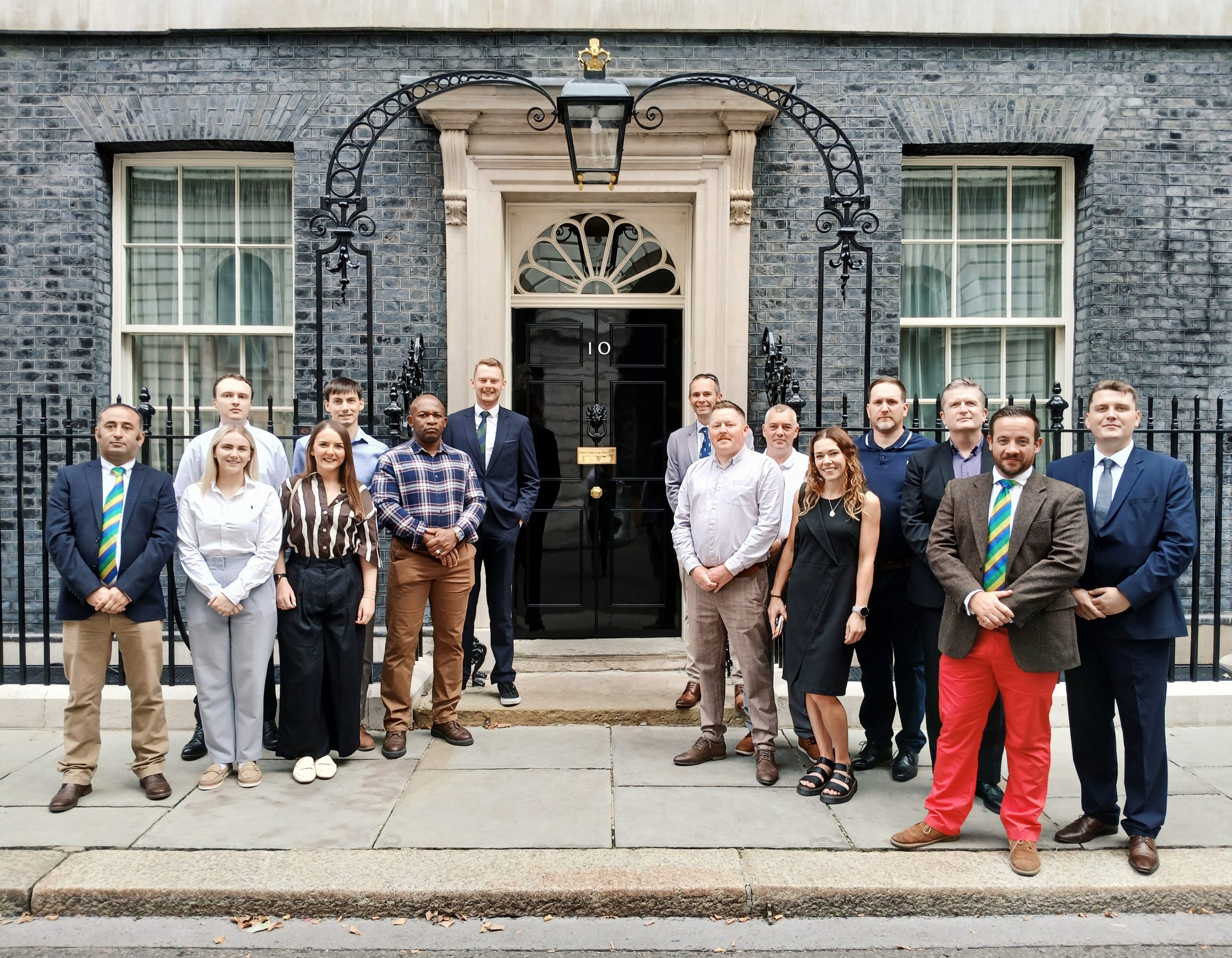 Coulby Newham Army Reservists visit Downing Street and Parliament