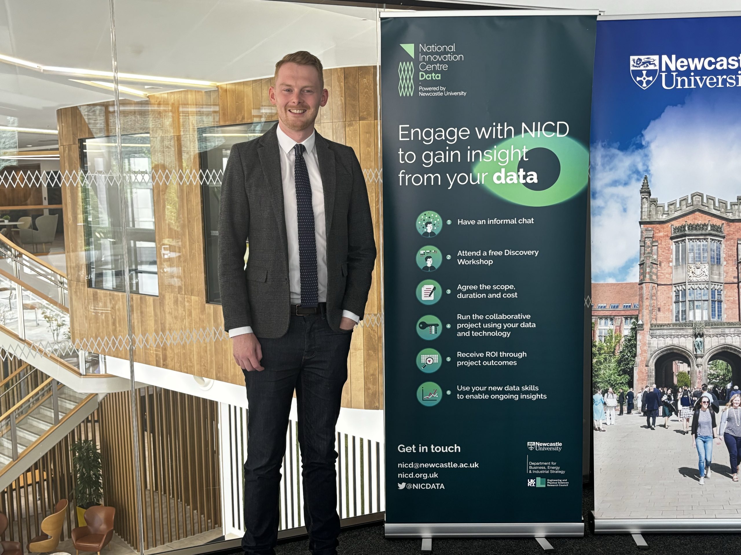 Luke visits National Innovation Centre for Data