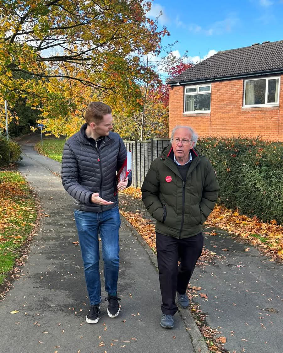 Luke listens to residents in Coulby Newham