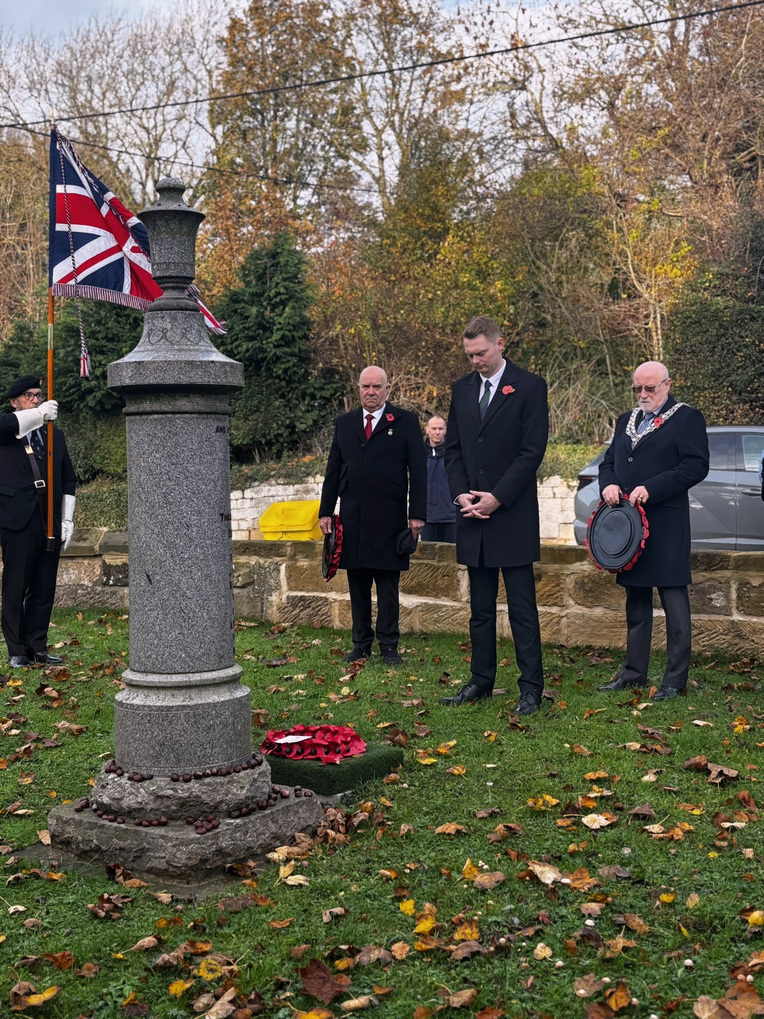 Luke joins Remembrance services across Guisborough ward
