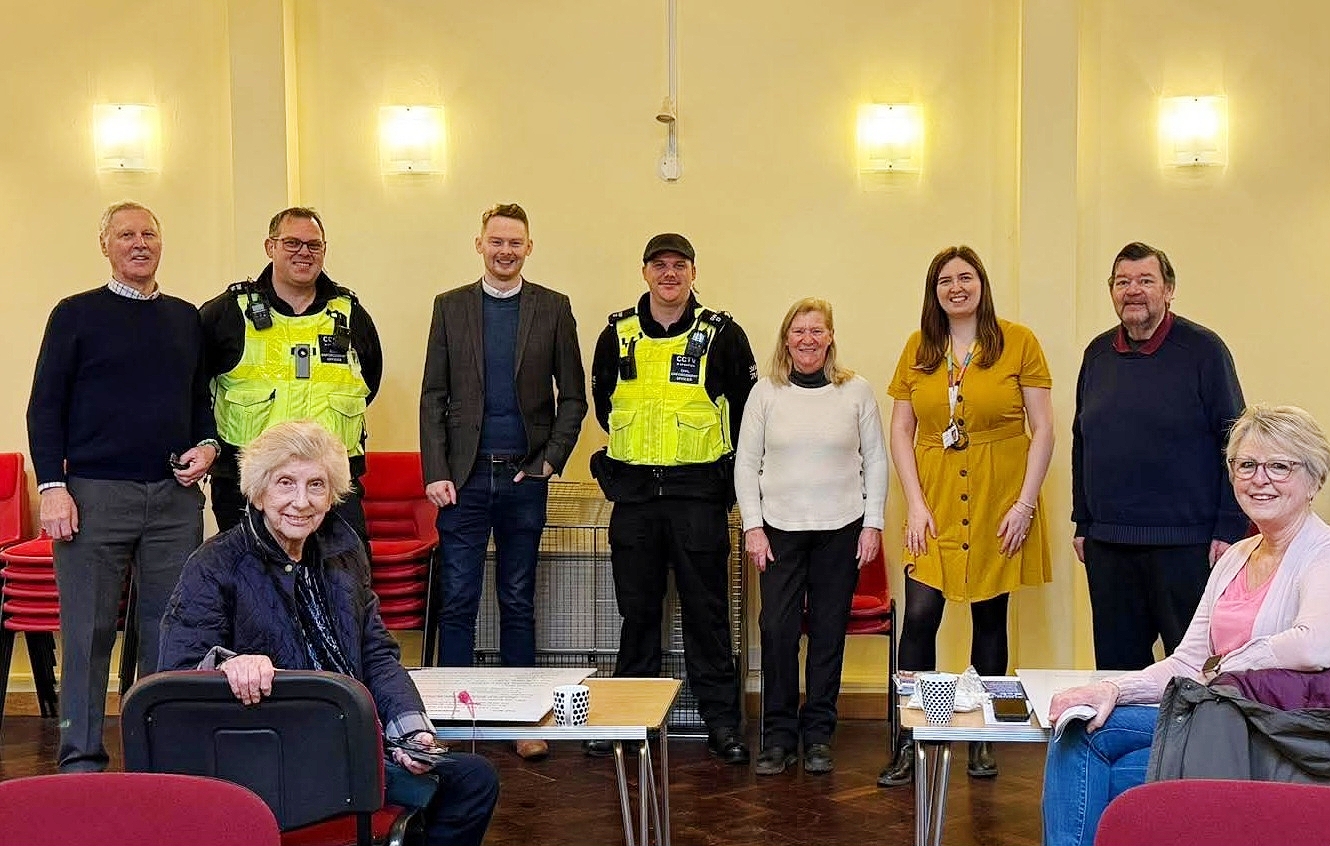 Luke drops into Nunthorpe community event