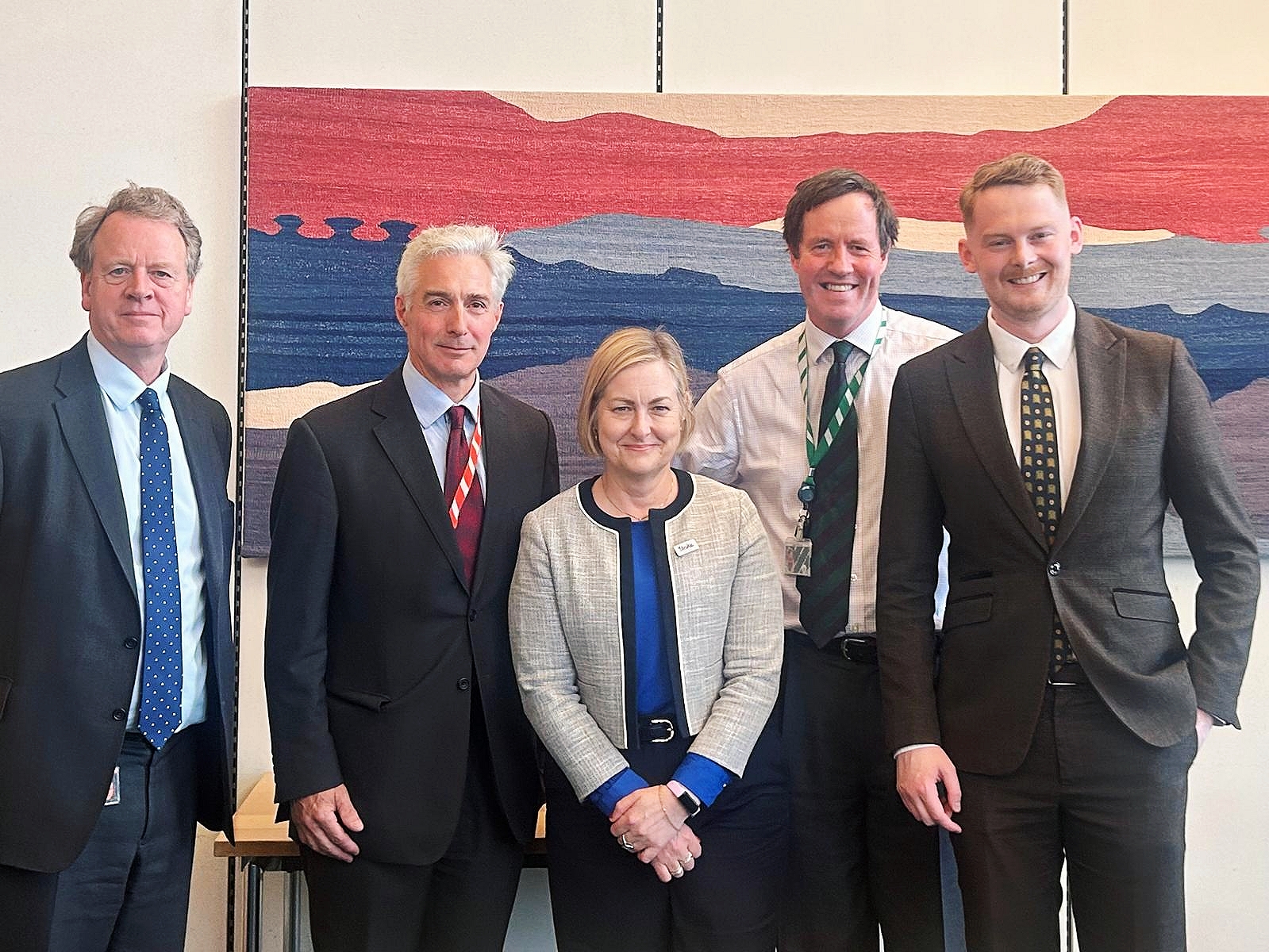 Luke joins cross-party wildfire talks in Parliament