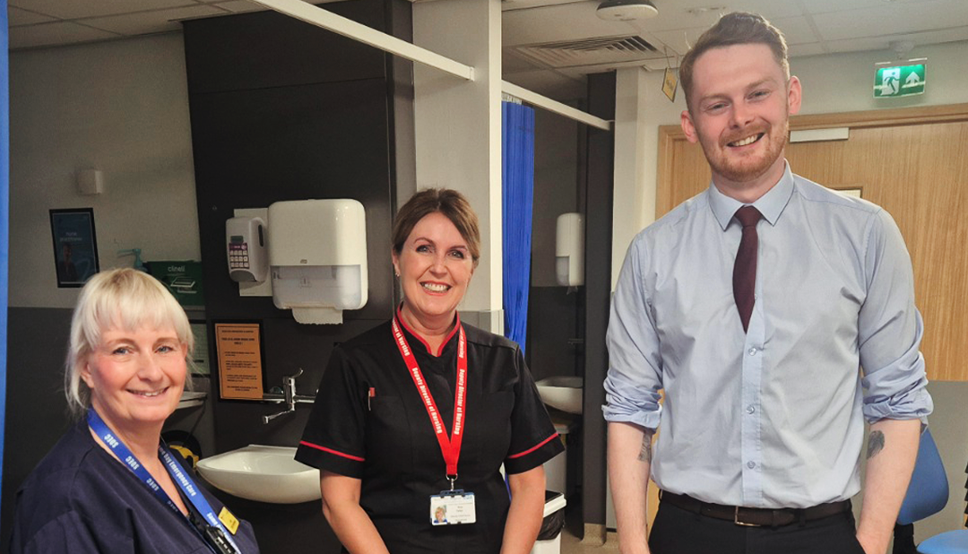 Luke thanks Teesside nurses on International Nurses’ Day